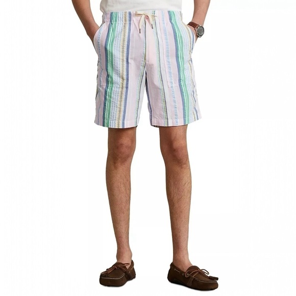 Polo Ralph Lauren Other - Polo Ralph Lauren Men's Relaxed Fit Seersucker Pink Stripe Short Small